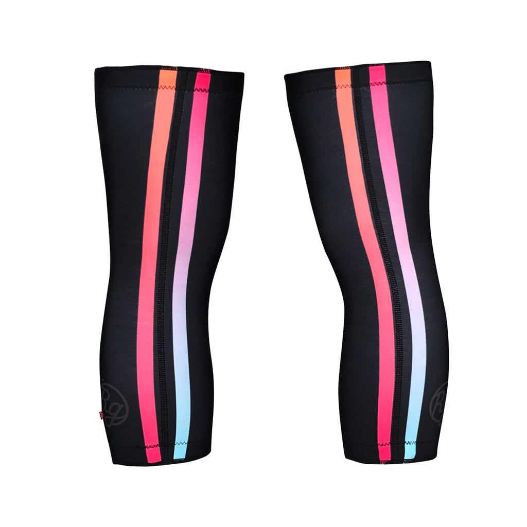 Flashy Black Knee Warmers (Unisex)