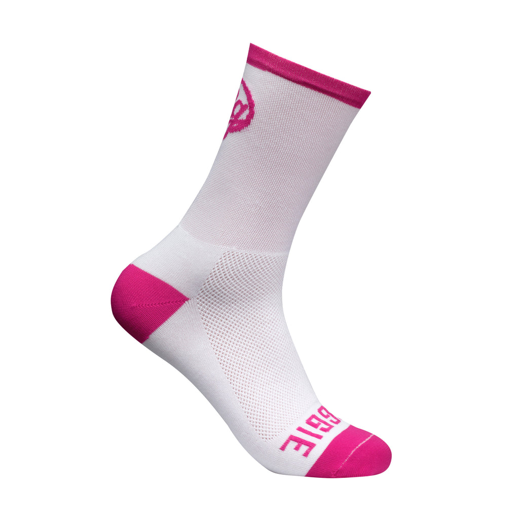 White Epic Feat Socks